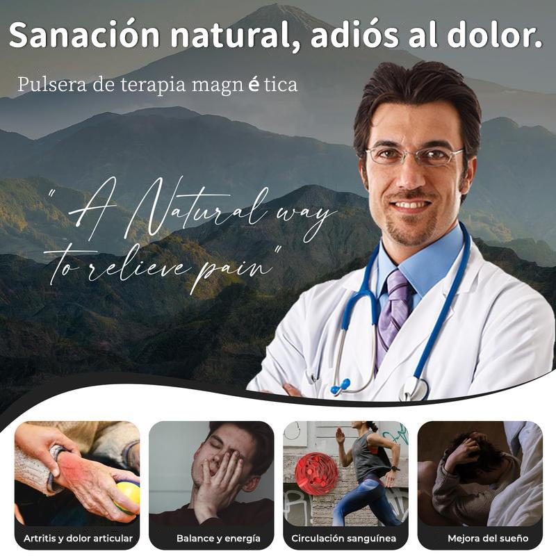 ⏰ÚLTIMO DÍA 49% DE DESCUENTO - Pulsera magnética de cobre: alivia la fatiga y promueve la circulación sanguínea🔥