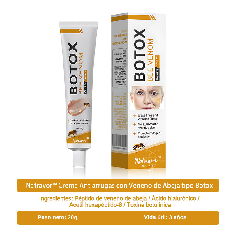 💎💐Hecho y enviado desde EE. UU. ✅Natravor™ Crema para eliminar arrugas con veneno de abeja y botox - Promoción de último día 70 % de descuento
