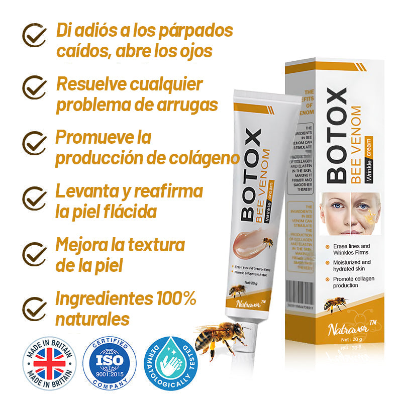 💎💐Hecho y enviado desde EE. UU. ✅Natravor™ Crema para eliminar arrugas con veneno de abeja y botox - Promoción de último día 70 % de descuento