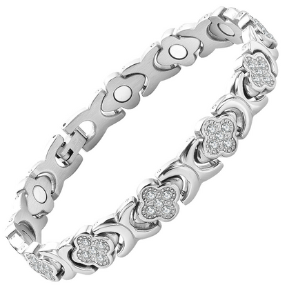 ⏰ÚLTIMO DÍA 49% DE DESCUENTO-🍀Pulsera de terapia magnética de trébol de cuatro hojas