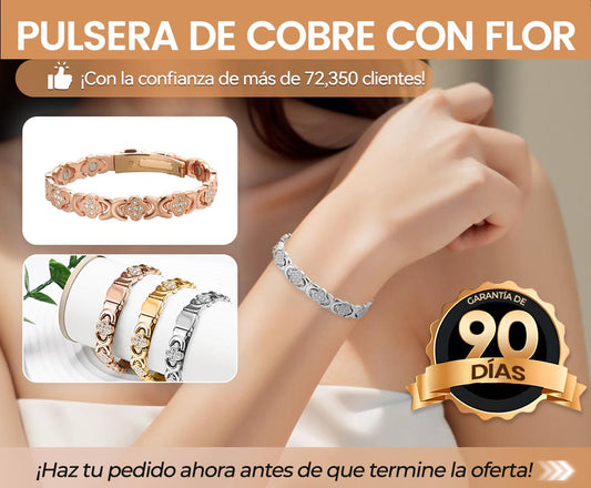 ⏰ÚLTIMO DÍA 49% DE DESCUENTO-🍀Pulsera de terapia magnética de trébol de cuatro hojas