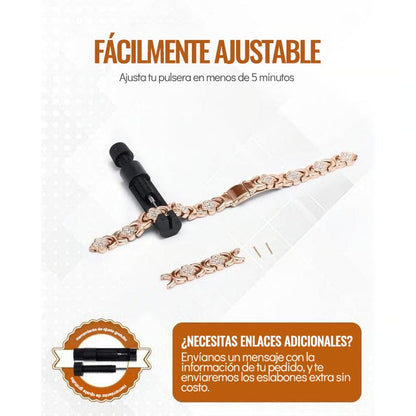 ⏰ÚLTIMO DÍA 49% DE DESCUENTO-🍀Pulsera de terapia magnética de trébol de cuatro hojas