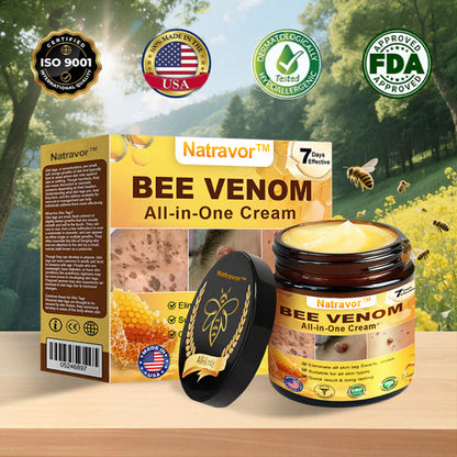 Natravor™ 🐝Crema todo en uno con veneno de abeja aprobada por dermatólogos en EE. UU.
