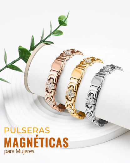 ⏰ÚLTIMO DÍA 49% DE DESCUENTO-🍀Pulsera de terapia magnética de trébol de cuatro hojas