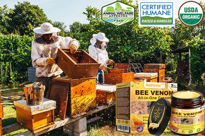 Natravor™ 🐝Crema todo en uno con veneno de abeja aprobada por dermatólogos en EE. UU.