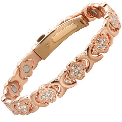 ⏰ÚLTIMO DÍA 49% DE DESCUENTO-🍀Pulsera de terapia magnética de trébol de cuatro hojas