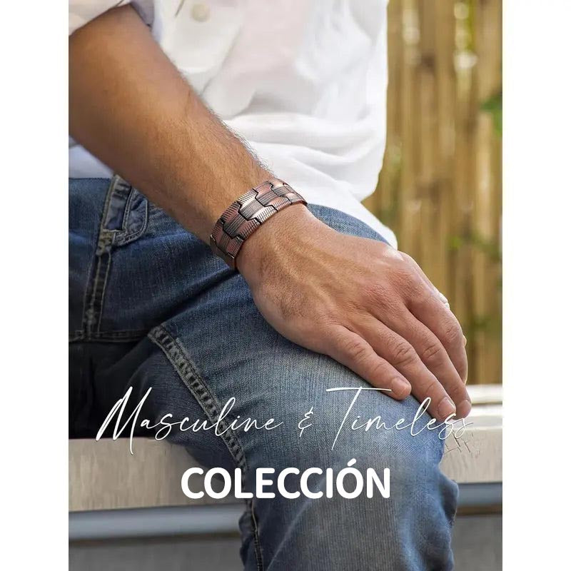 ⏰ÚLTIMO DÍA 49% DE DESCUENTO - Pulsera magnética de cobre: alivia la fatiga y promueve la circulación sanguínea🔥
