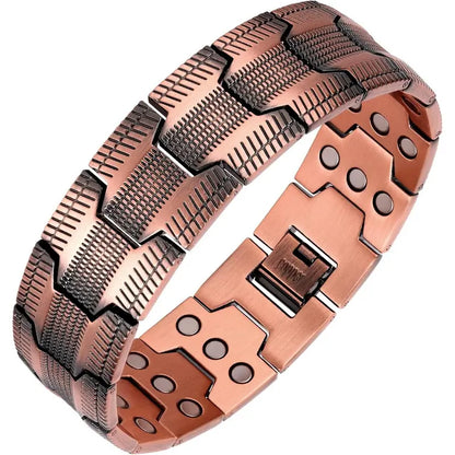 ⏰ÚLTIMO DÍA 49% DE DESCUENTO - Pulsera magnética de cobre: alivia la fatiga y promueve la circulación sanguínea🔥