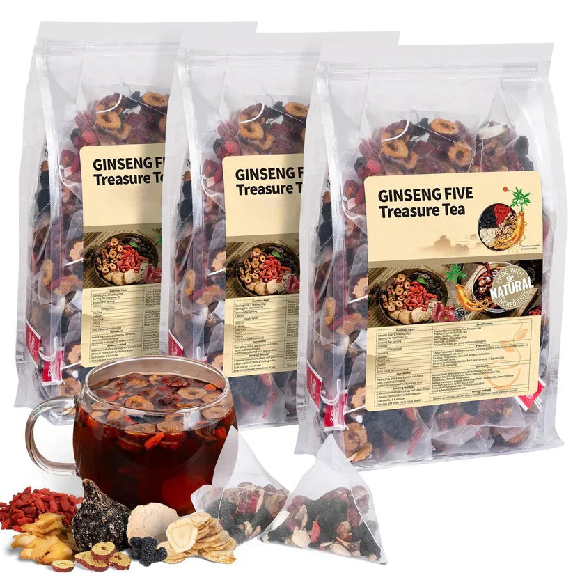 Té de hierbas Natravor™ de ginseng y mora