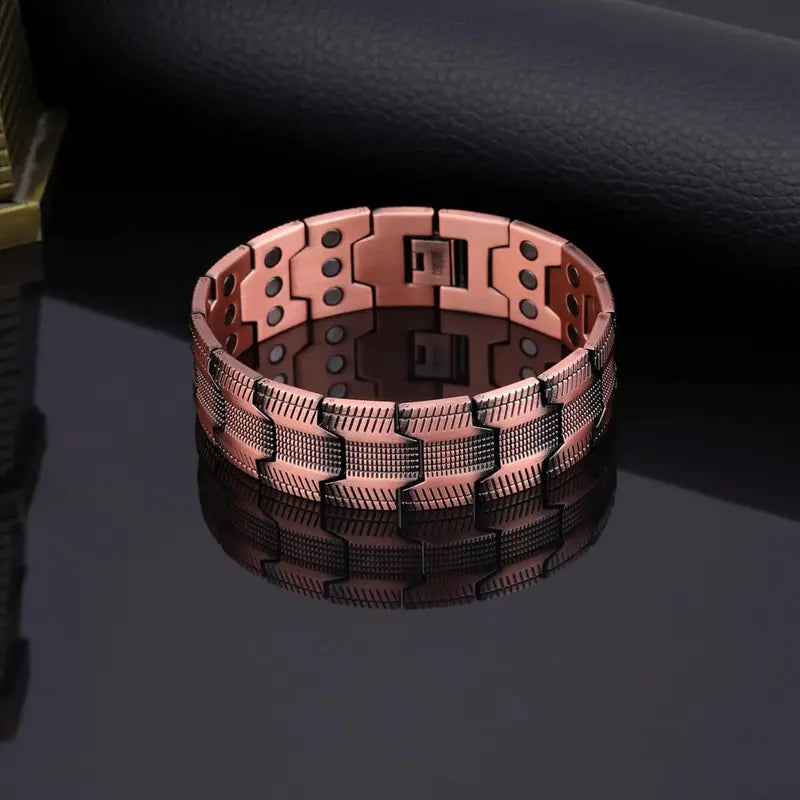 ⏰ÚLTIMO DÍA 49% DE DESCUENTO - Pulsera magnética de cobre: alivia la fatiga y promueve la circulación sanguínea🔥