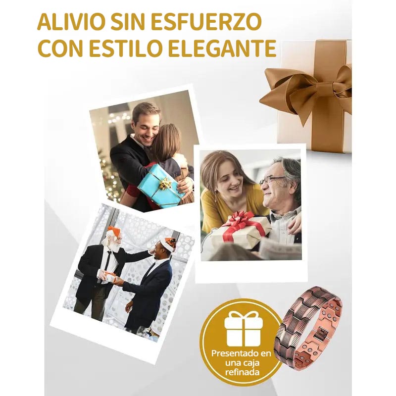 ⏰ÚLTIMO DÍA 49% DE DESCUENTO - Pulsera magnética de cobre: alivia la fatiga y promueve la circulación sanguínea🔥