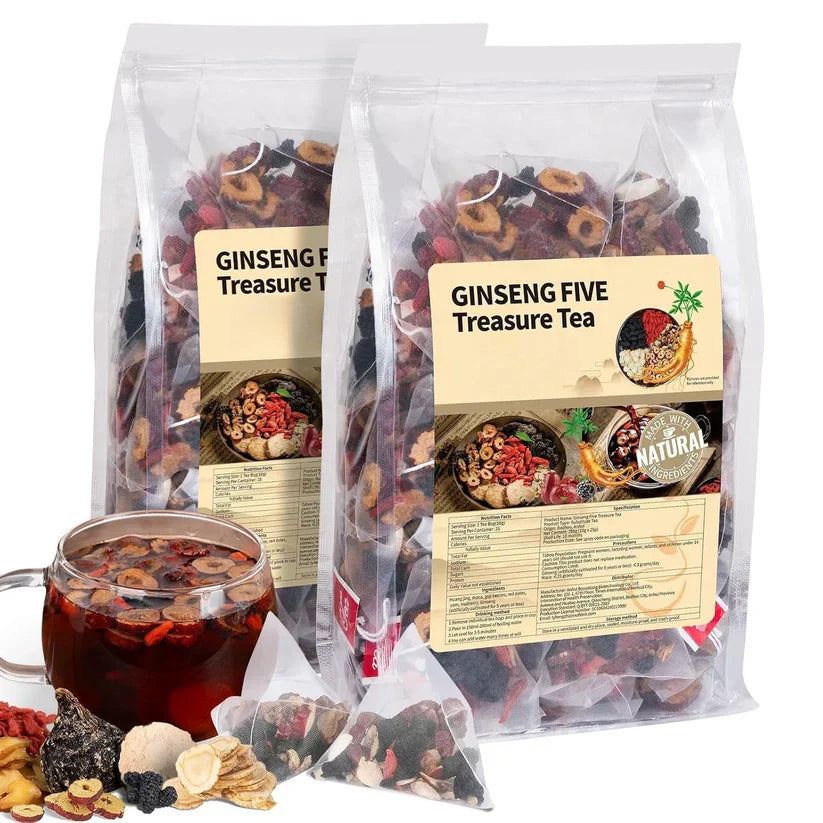 Té de hierbas Natravor™ de ginseng y mora