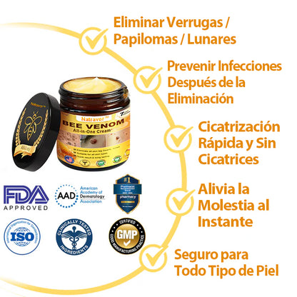 Natravor™ 🐝Crema todo en uno con veneno de abeja aprobada por dermatólogos en EE. UU.