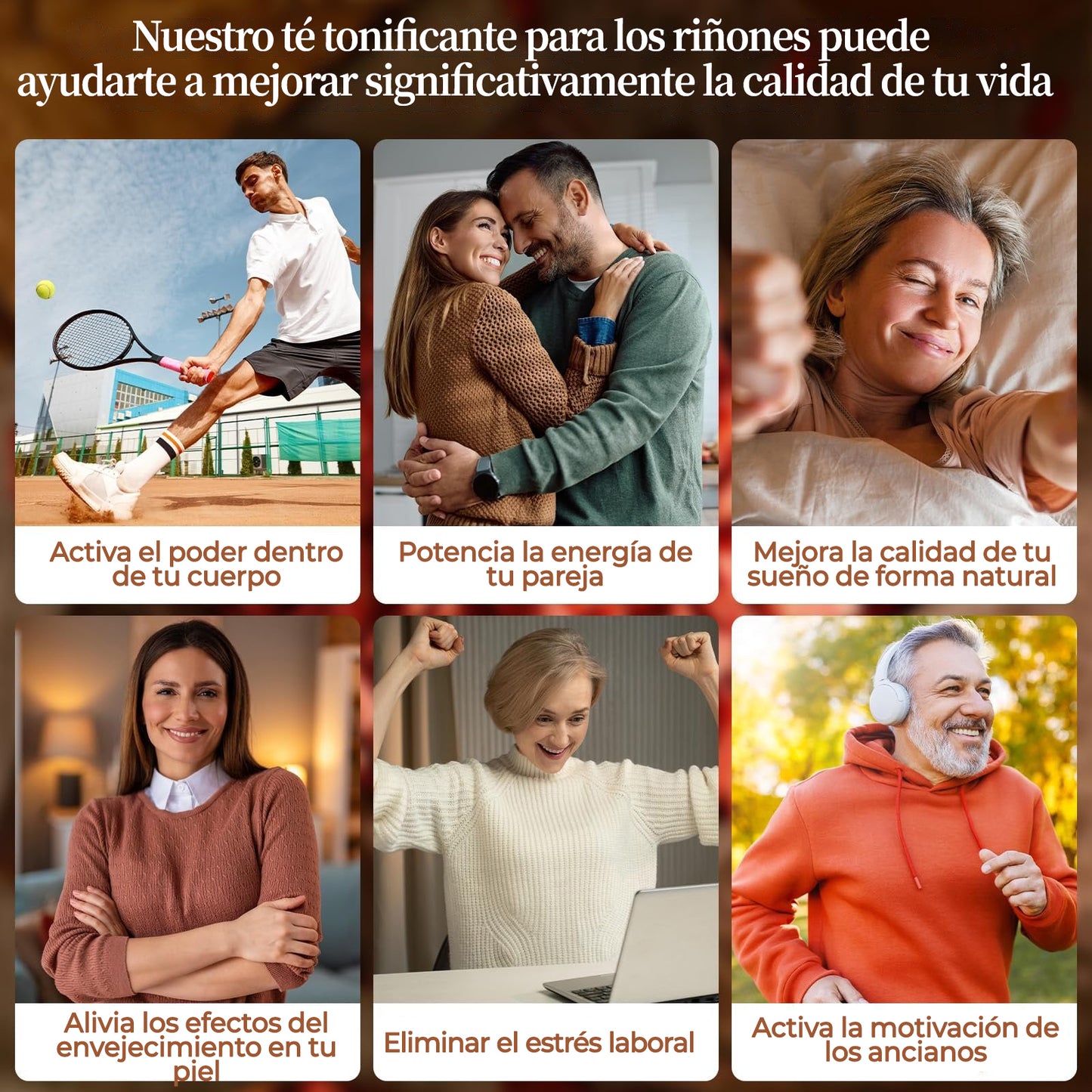 Té de hierbas Natravor™ de ginseng y mora