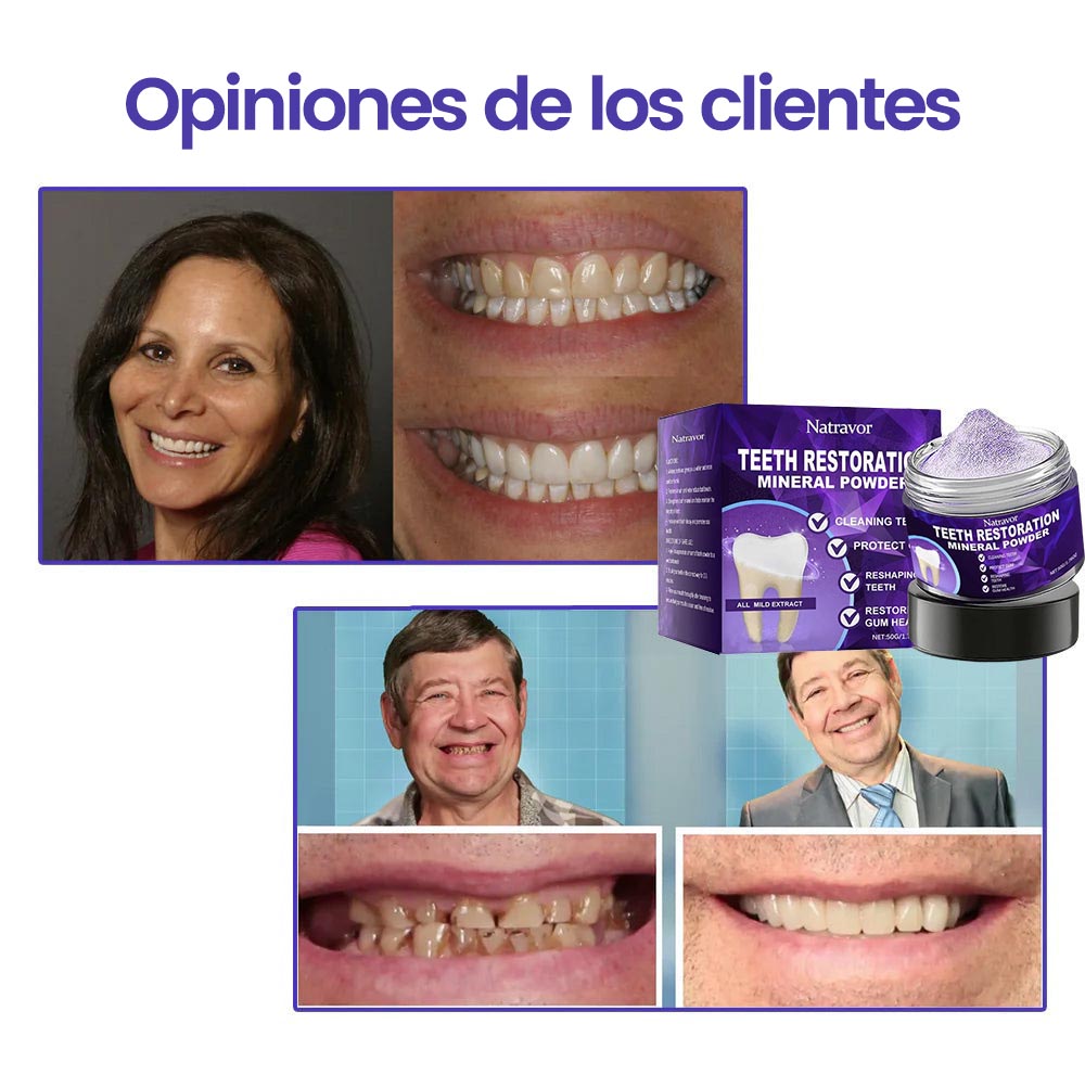 Polvo mineral para la restauración dental Natravor™