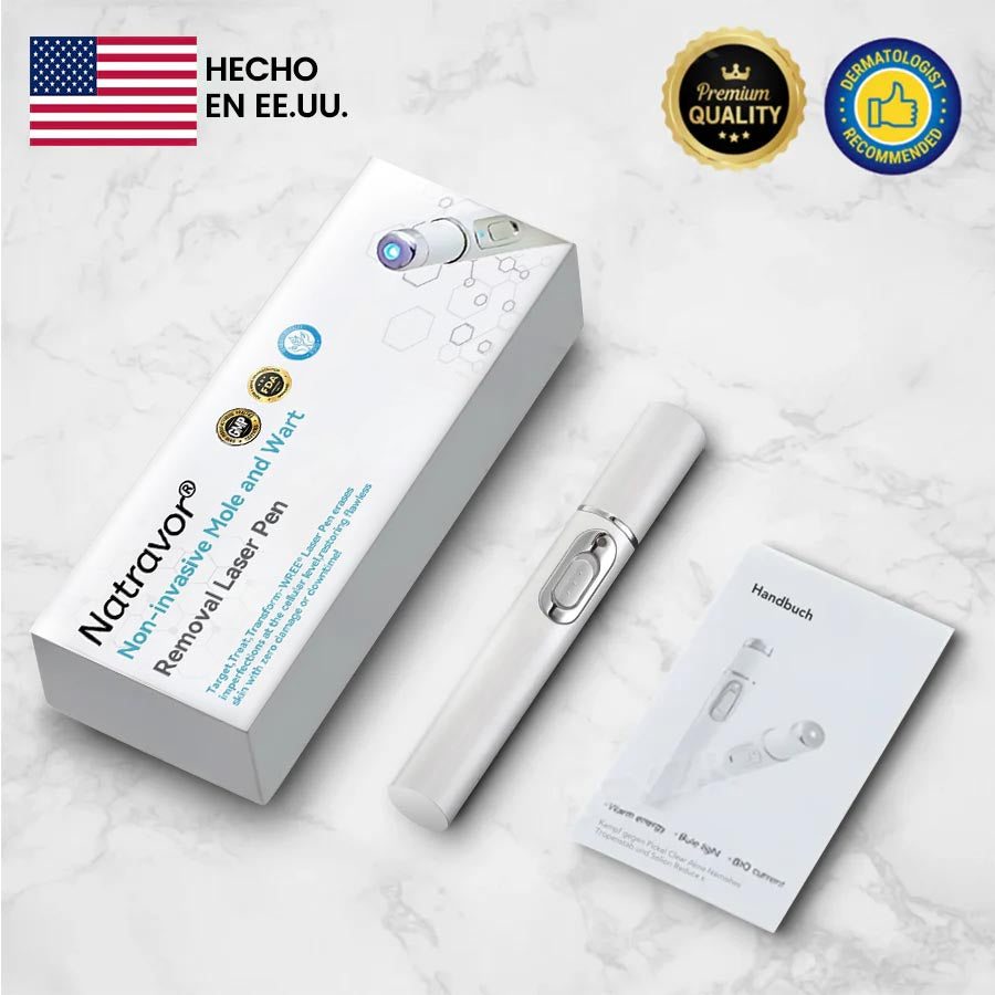🏆Lápiz láser de grado médico Ｎatravor™ 💕 (con tecnología láser de CO₂, elimina eficazmente lunares, verrugas, marcas en la piel, manchas de pigmentación y otras imperfecciones de la piel)