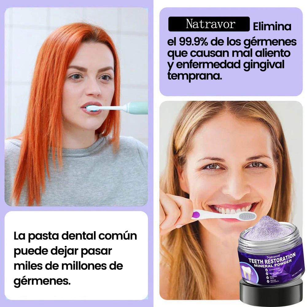 Polvo mineral para la restauración dental Natravor™