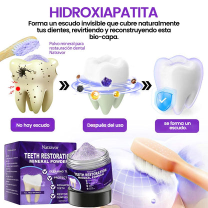 Polvo mineral para la restauración dental Natravor™