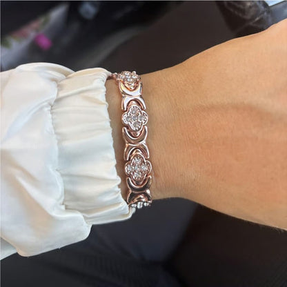 ⏰ÚLTIMO DÍA 49% DE DESCUENTO-🍀Pulsera de terapia magnética de trébol de cuatro hojas