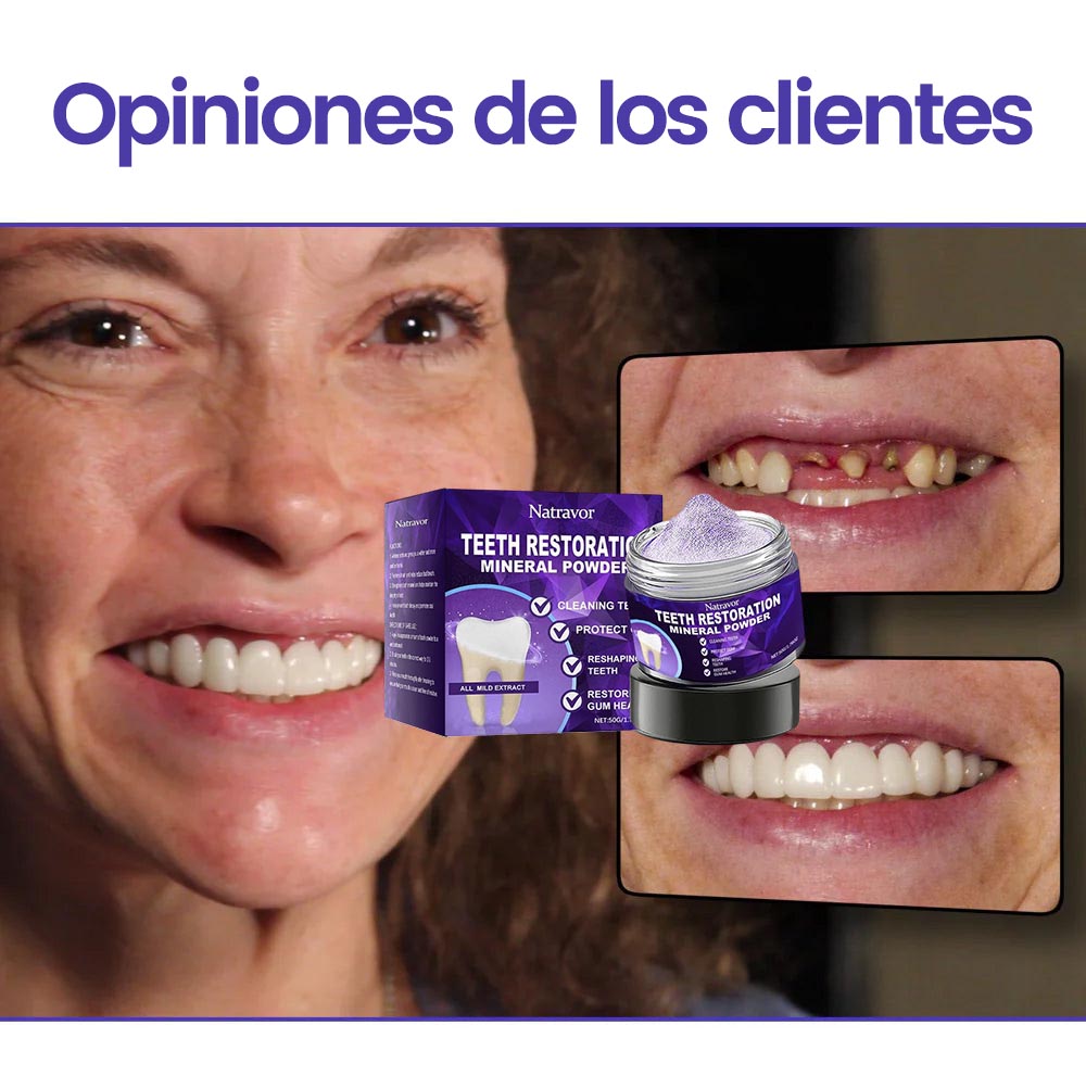 Polvo mineral para la restauración dental Natravor™