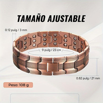 ⏰ÚLTIMO DÍA 49% DE DESCUENTO - Pulsera magnética de cobre: alivia la fatiga y promueve la circulación sanguínea🔥